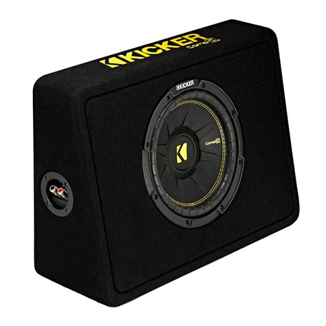 kicker 10 inch subwoofer box with amp